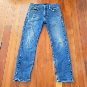 Levis 505 w32 l30 distressed jeans